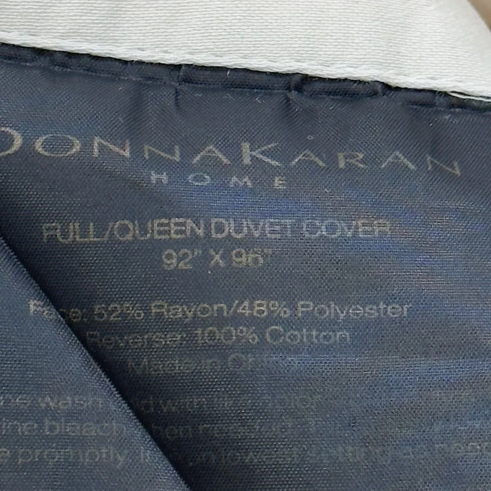 Donna Karan Cream Duvet Cover